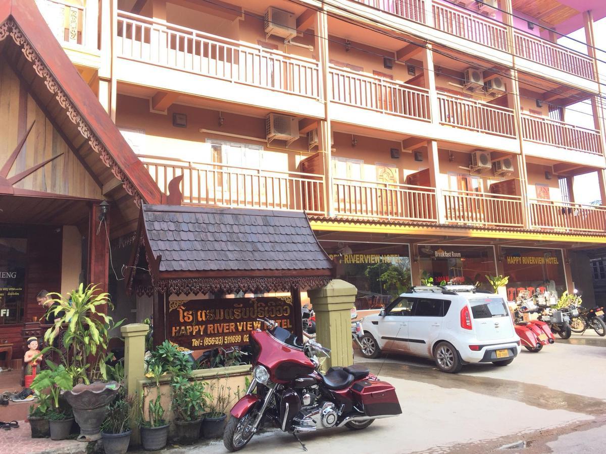 Happy River View Hotel Vang Vieng Exterior foto